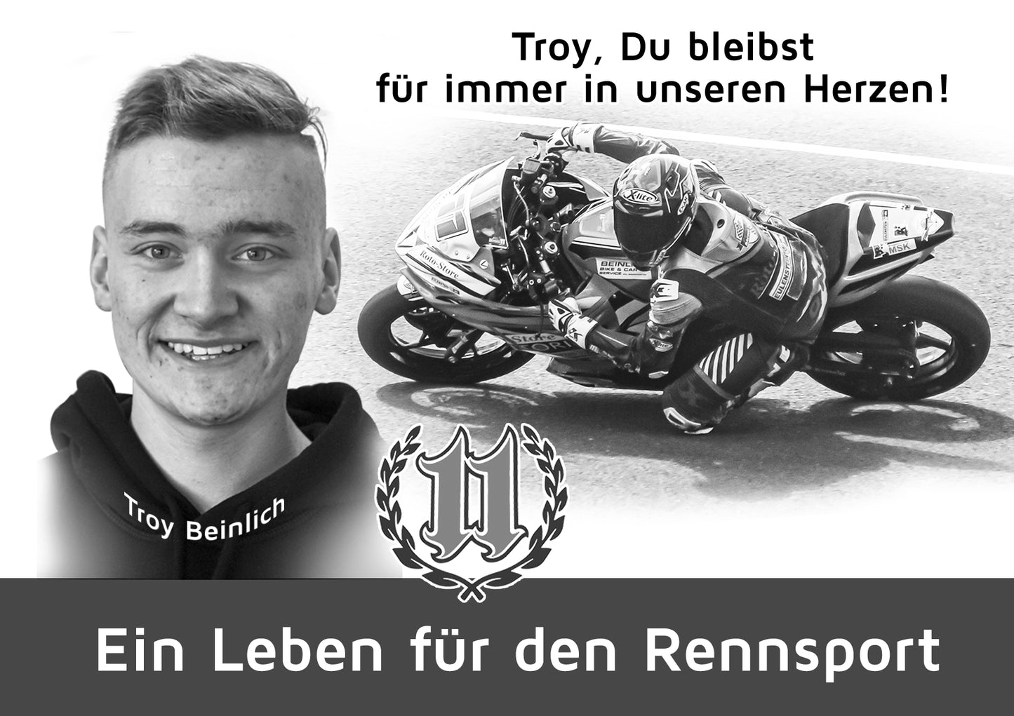 Kristall-Standbild "Troy Beinlich"