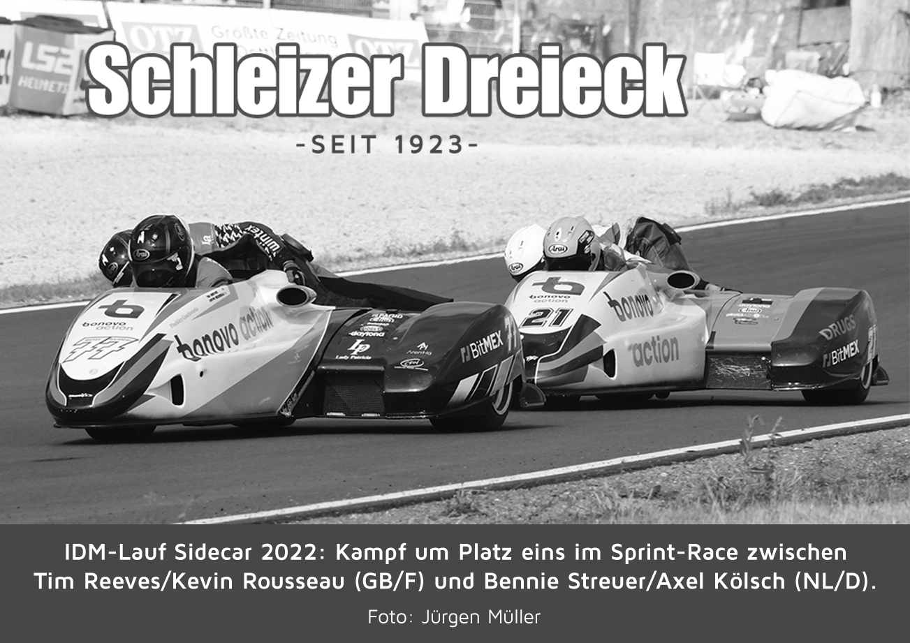 Kristall-Standbild "IDM-Lauf Sidecar 2022"