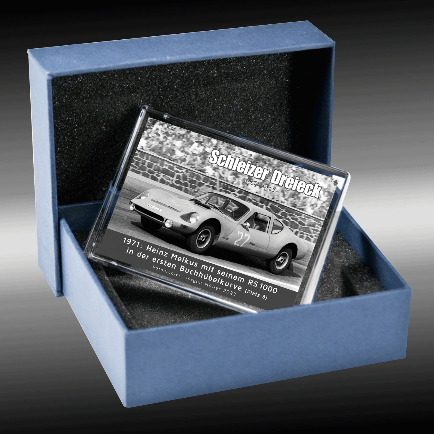 Kristall-Standbild "Heinz Melkus, 1971"