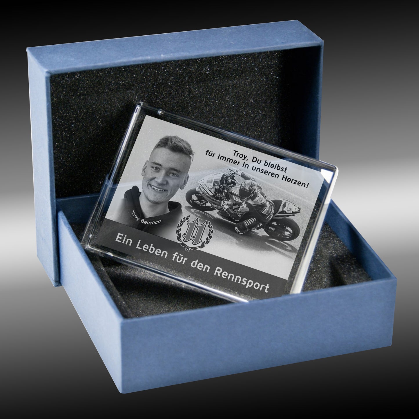 Kristall-Standbild "Troy Beinlich"