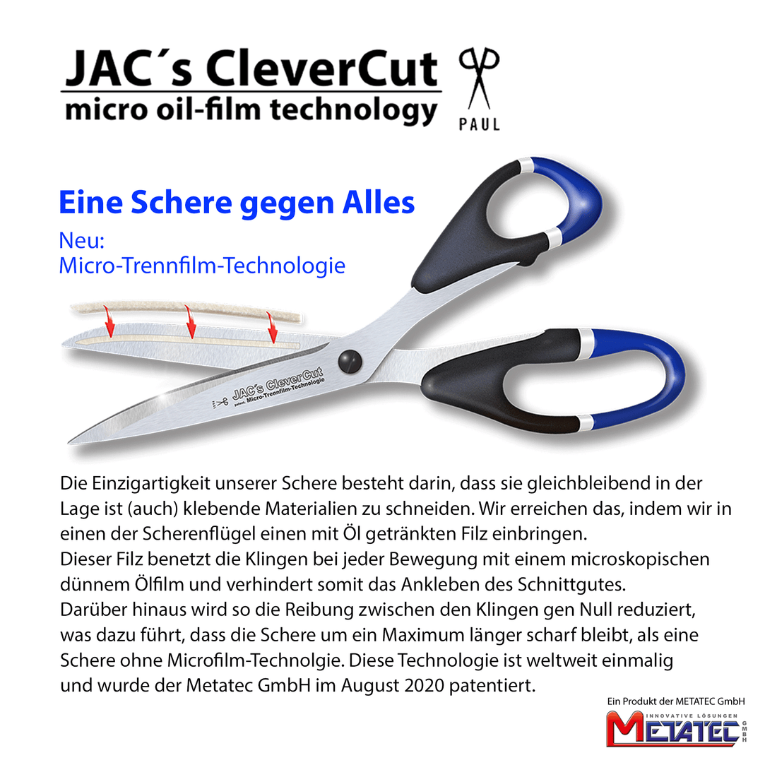 Die Schere: "JACs CleverCut"