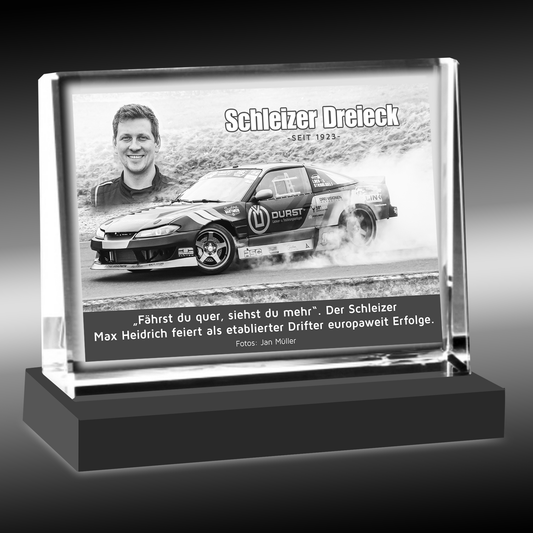 Kristall-Standbild "Max Heidrich"