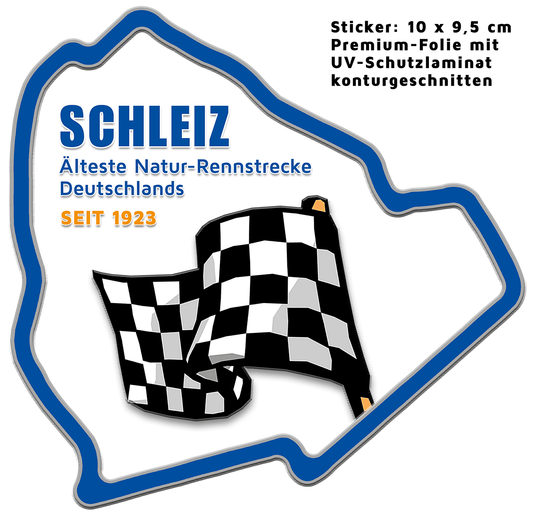 Sticker: SCHLEIZ - Älteste Natur-Rennstrecke Deutschlands