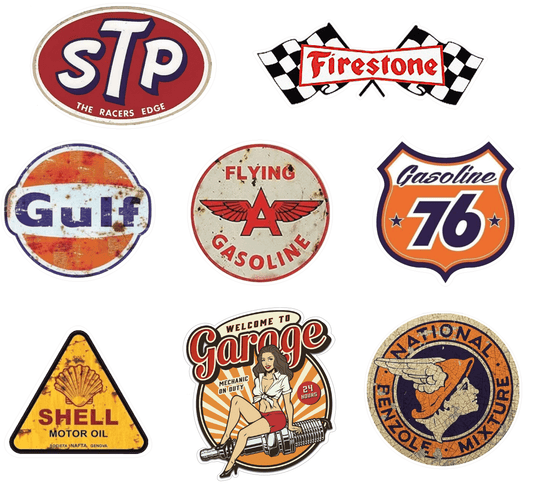 Retro-Sticker